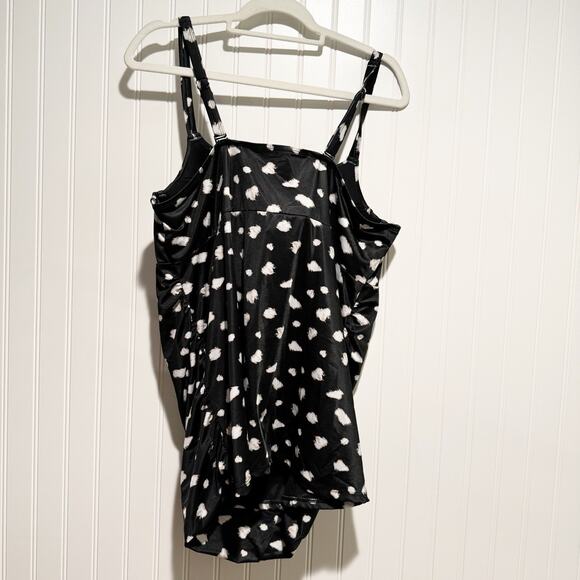 Lane Bryant Cacique Animal Print Tankini Swim Set Plus Size 18 - Picture 7 of 13